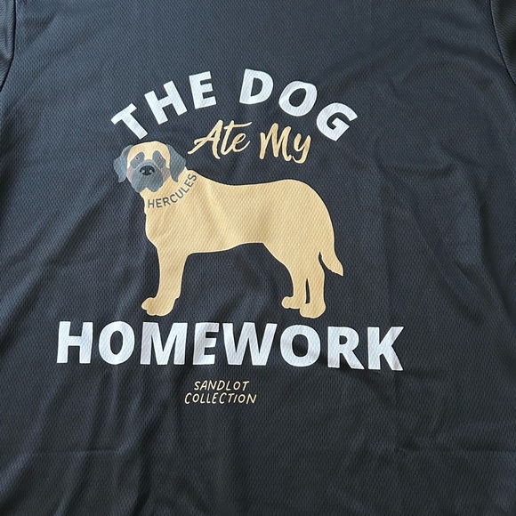 Black Dog Humor T-Shirt child medium - Picture 2 of 3